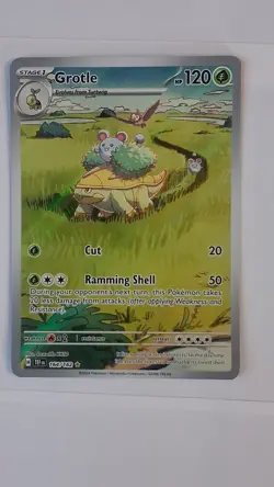 Grotle 164/162 Temporal Forces Illustration Rare Card Pokemon TCG NM - Image 1