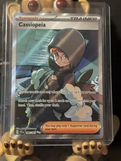 Pokemon TCG Cassiopeia Trainer Shrouded Fable Holo Ultra Rare Card 086/064 S&V - Image 1