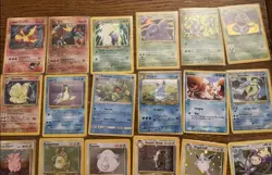 x31 Vintage Holo Pokemon Card Lot - Eng & Jpn Vintage Holographic Wotc Great 👍 - Image 1