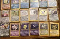 x31 Vintage Holo Pokemon Card Lot - Eng & Jpn Vintage Holographic Wotc Great 👍 - Image 2