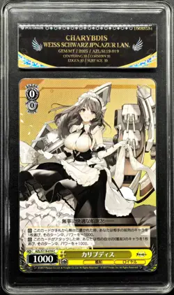 2025 Weiss Schwarz Cards JPN. Azur Lane Charybdis AZL/S119-019 PCG 10 PRISTINE - Image 1