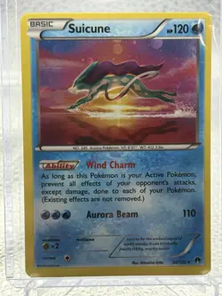 Pokemon Suicune Holo Rare Card XY Breakpoint 30/122 Cosmos Holo From Blister Pac - Image 1