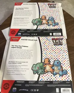 Pokemon Scarlet & Violet 151 Poster Collection Promo Cards Only No Packs X2 - Image 2