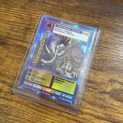 Vintage Digimon CCG Battle Series 1 Holo Card Mammothmon ST-46S - Lightly Played - Image 3