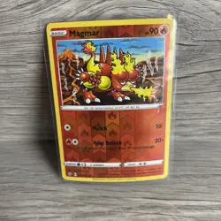 Magmar 29/192 Rebel Clash 2020 Reverse Holo Foil Pokemon TCG Card - NM - Image 1