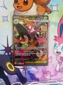 Mega Lopunny ex 128/094 Phantasmal Flames Pokemon NM Card - Image 1