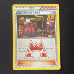 TEAM MAGMA ADMIN 29/34 - Double Crisis - Uncommon - Pokemon Card - NM - Image 1