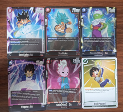 Lot of 6 Cards Full Art Foil Cards Dragon Ball Super Fusion World TCG - Image 1