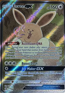 Pokemon Eevee GX Full Art Promo Holo Card SM233 Lightly Played Sun Moon 2019 - Image 1