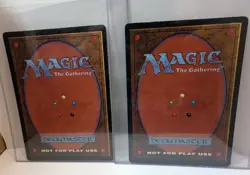 Magic: The Gathering Over-sized 6x9 Promo Cards Black Lotus and Chaos Orb 1996 - Image 2