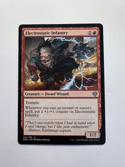 Electrostatic Infantry - MTG Dominaria United - NM - Image 1