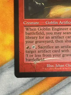 D1195 MAGIC GATHERING MODERN HORIZONS RETRO GOBLIN ENGINEER FOIL #16 NM R MTG - Image 4