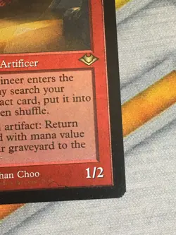 D1195 MAGIC GATHERING MODERN HORIZONS RETRO GOBLIN ENGINEER FOIL #16 NM R MTG - Image 5