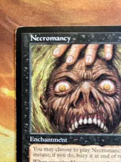 MTG Necromancy Visions Moderately Played Condition Black Vintage! - Image 3