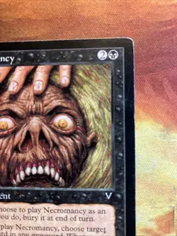 MTG Necromancy Visions Moderately Played Condition Black Vintage! - Image 4
