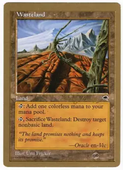 Wasteland World Championship Deck 1998 Randy Buehler MTG SP - NM - Image 1