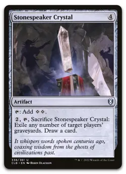 Stonespeaker Crystal #338 (NM) Baldur's Gate CLB Magic MTG - Image 1