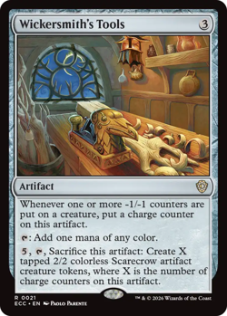 4x MTG Wickersmith's Tools, NM-Mint, English Commander: Lorwyn Eclipsed - Image 1