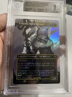 Y'shtola Night's Blessed Surge Foil Graded Beckett 9.0 Mint Final Fantasy - Image 3