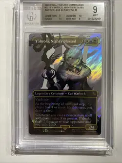 Y'shtola Night's Blessed Surge Foil Graded Beckett 9.0 Mint Final Fantasy - Image 4