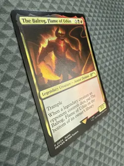 MTG The Balrog, Flame of Udun #0004 Foil Rare Promo (PRM) - Image 2