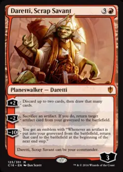 1x Daretti, Scrap Savant Heavy Play MTG Magic - Kid Icarus - - Image 1