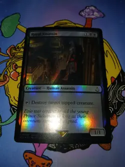 1x MTG Royal Assassin (FOIL) Assassin's Creed Promo 306 NM - Image 1
