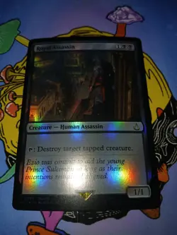1x MTG Royal Assassin (FOIL) Assassin's Creed Promo 306 NM - Image 2