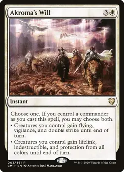 Akroma's Will NM 003 Commander Legends MTG Magic The Gathering - Image 1