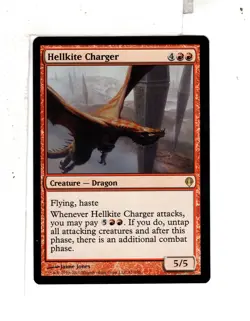 MTG SkeenAB Hellkite Charger from Archenemy. NM. - Image 1