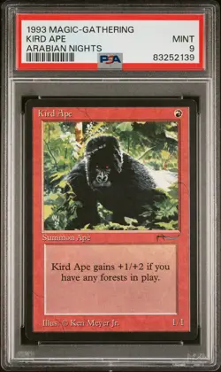 Kird Ape - Arabian Nights - MTG - Mint - PSA 9. See store for more MTG. - Image 1