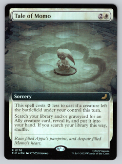 Tale of Momo FOIL Extended Art - MTG Avatar: The Last Airbender TLA - Image 1