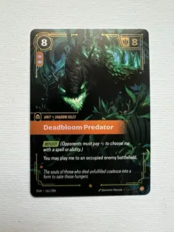 Riftbound League Of Legends TCG | Deadbloom Predator | OGN 161/298 | English - Image 1