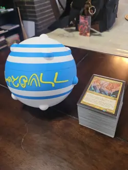 Blitzball Deck Box/Dice Holder Final Fantasy 10 Mtg Commander - Image 1