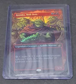 MTG RVR - Krenko, Mob Boss - Anime Borderless FOIL Ravnica Remastered - Image 1