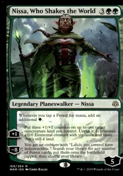 War of the Spark #169 Nissa, Who Shakes the World - Image 1
