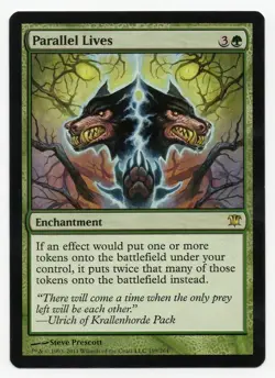 Parallel Lives, Rare Enchantment, Innistrad Regular, Steve Prescott, NM - Image 1