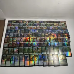 Lot 140 FOIL ONLY Bulk MAGIC The Gathering MTG Commons ONLY See Pictures - Image 1