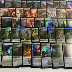 Lot 140 FOIL ONLY Bulk MAGIC The Gathering MTG Commons ONLY See Pictures - Image 3