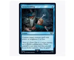 Stern Scolding MTG The Lord of the Rings: Tales of Middle-earth 0071 Regular... - Image 1