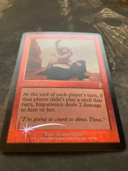 FOIL Impatience - 7th Edition - NM-Mint Unplayed - DUTY FREE - Magic MTG - Image 2