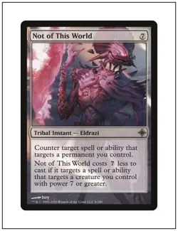 1x Not of This World, Rize of the Eldrazi, Magic The Gathering MTG NM - Image 1