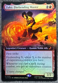 Zuko, Firebending Master Avatar: The Last Airbender: Eternal-Legal Foil 200 - Image 1