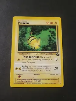 DMG PIKACHU - 27 - Black Star Promo - Pokemon Card - - Image 1