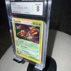 CGC8 Beautifly EX Ruby & Sapphire 2/109 Holo 2003 Pokemon Slab - Image 3