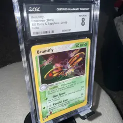 CGC8 Beautifly EX Ruby & Sapphire 2/109 Holo 2003 Pokemon Slab - Image 4