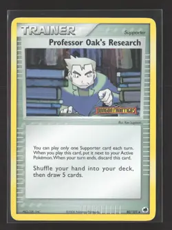Pokemon 2006 EX Dragon Frontiers Professor Oak's Research #80/101 - Image 1