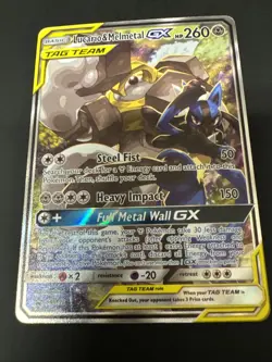 Pokemon TCG Lucario & Melmetal GX SM192 Black Star Promos Card NM Condition - Image 2