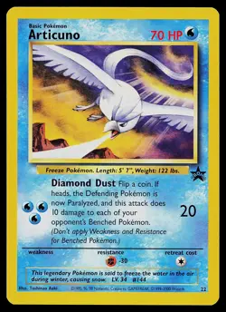 Pokemon Card - Articuno 22 WOTC Black Star Promo - Image 1