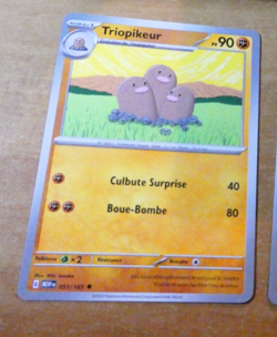 POKEMON 151 CARD CARTE TRIOPIKEUR 051/165 MEW FR TCG NEUF 2023 - Image 1